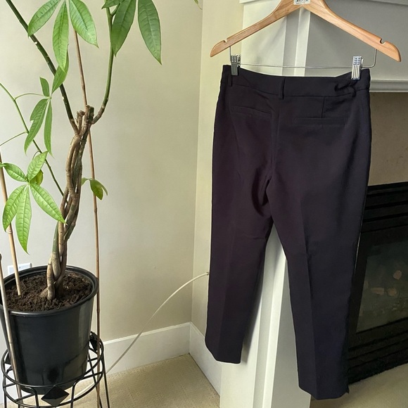 CLEO Petite Dark Navy Pleated Ankle Pants - Picture 5 of 5